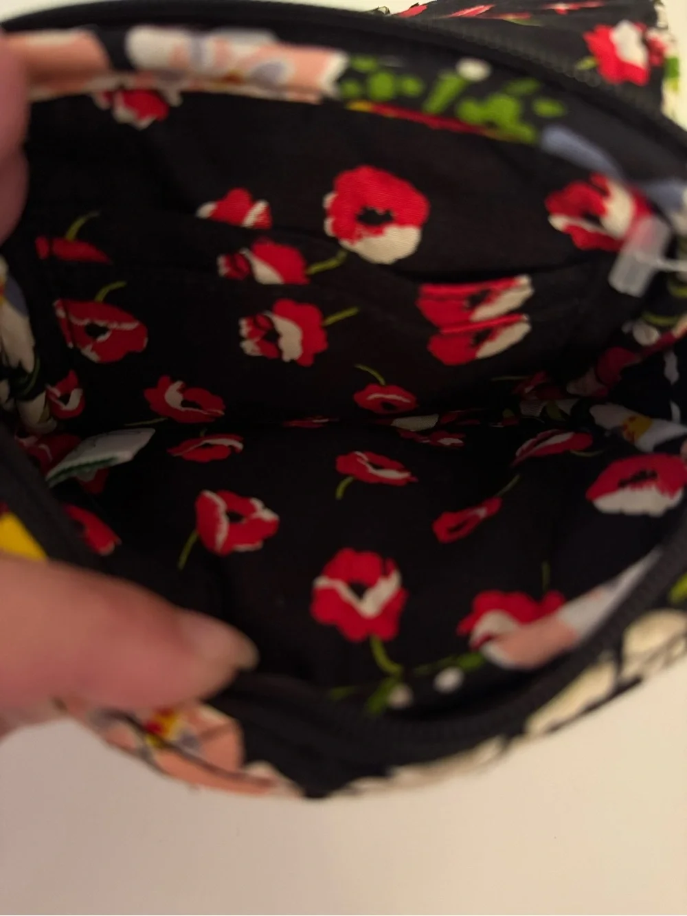 Vera Bradley Little Hip Bag in Poppy Fields